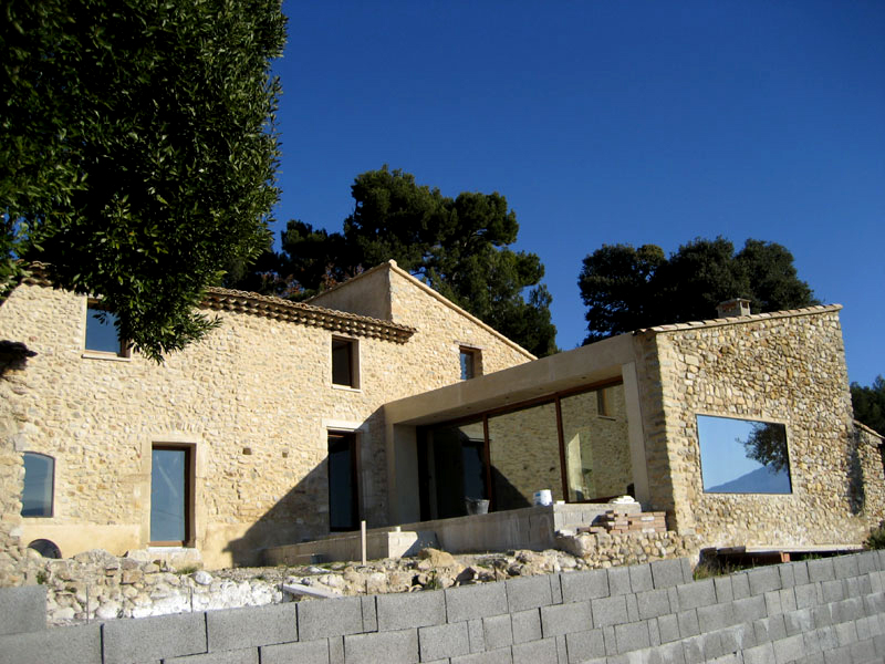 réhabilitation d'un mas en Provence